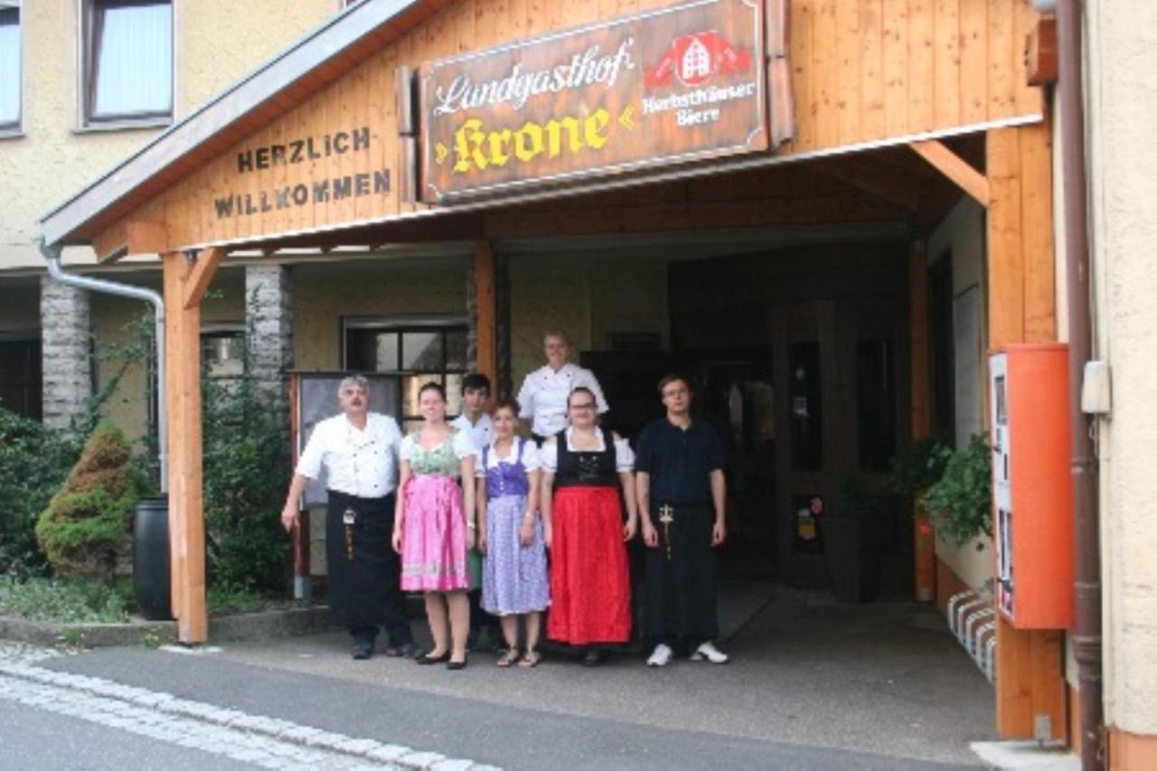 Landgasthof Zur Krone Krautheim Eksteriør billede